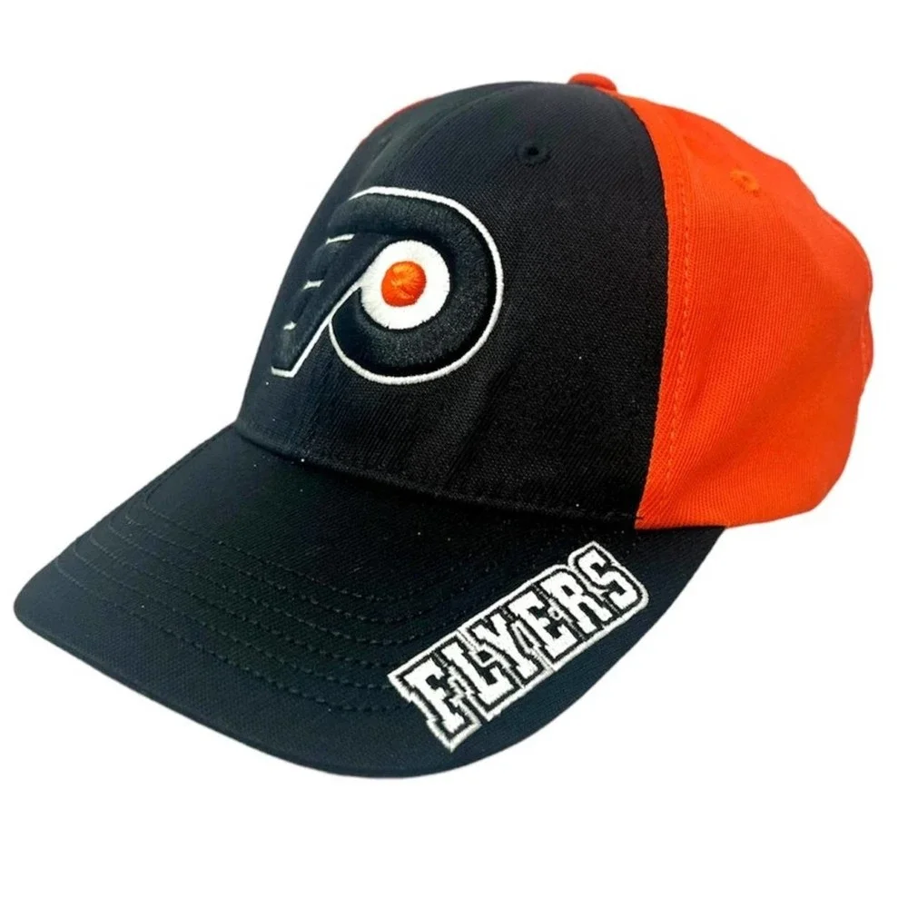 NHL Philadelphia Flyers Fan Favorites Cap Adjustable One Size Black Orange - Picture 1 of 10